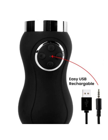Sex Machine Vibracion Thrusting y Calor Control Remoto USB