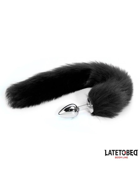 Plug Anal con Cola Negro 40 cm