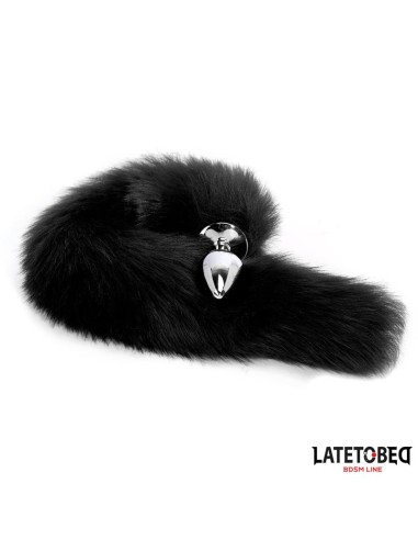 Plug Anal con Cola Negro 40 cm