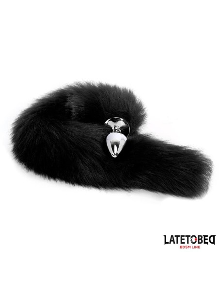 Plug Anal con Cola Negro 40 cm
