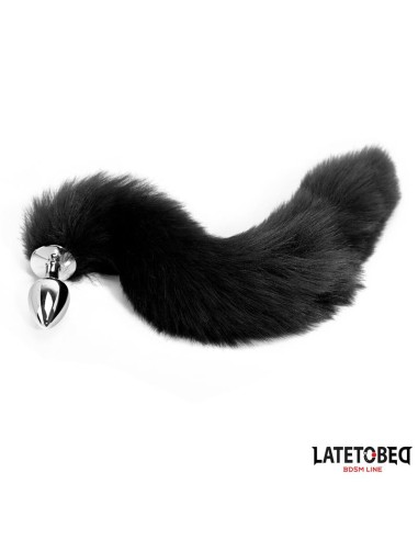 Plug Anal con Cola Negro 40 cm