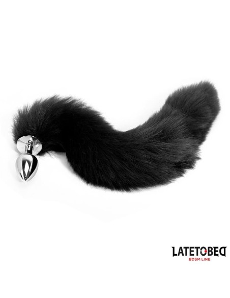 Plug Anal con Cola Negro 40 cm