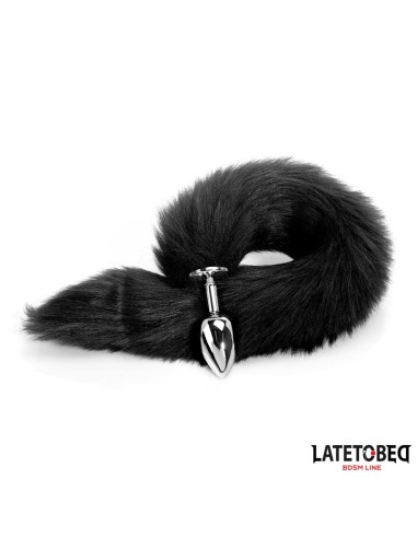 Plug Anal con Cola Negro 40 cm