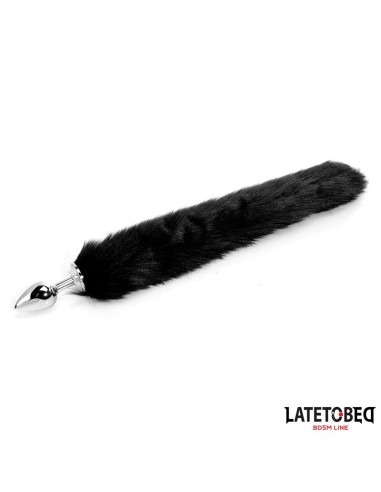 Plug Anal con Cola Negro 40 cm