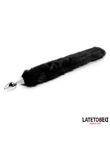 Plug Anal con Cola Negro 40 cm