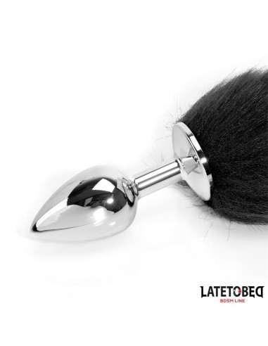 Plug Anal con Cola Negro 40 cm