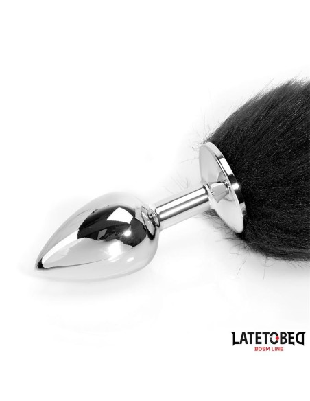 Plug Anal con Cola Negro 40 cm