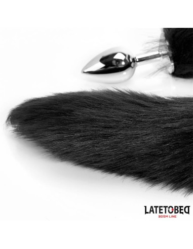 Plug Anal con Cola Negro 40 cm