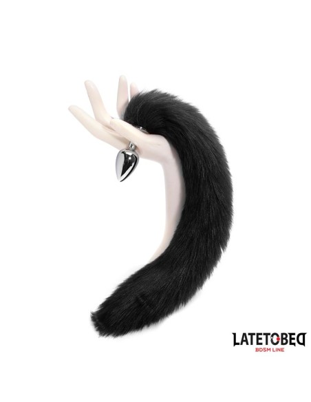 Plug Anal con Cola Negro 40 cm