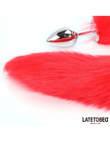 Plug Anal con Cola Rojo 40 cm