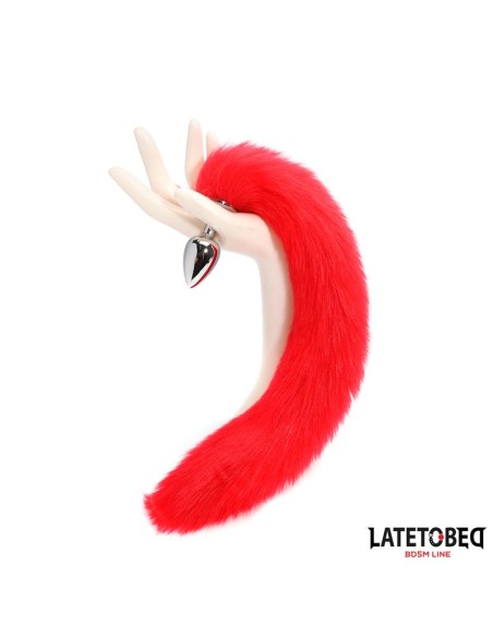 Plug Anal con Cola Rojo 40 cm