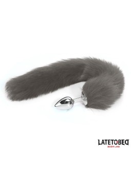 Plug Anal con Cola Gris 40 cm