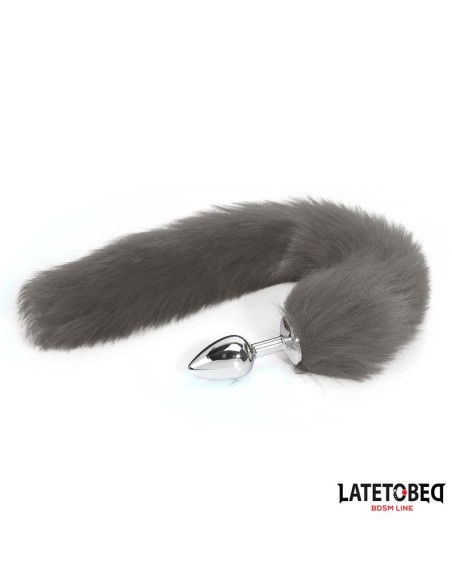 Plug Anal con Cola Gris 40 cm