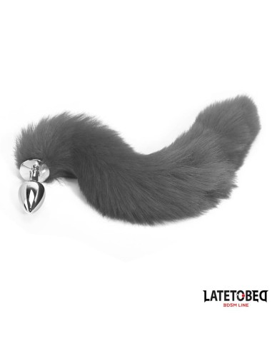 Plug Anal con Cola Gris 40 cm