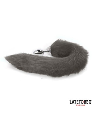 Plug Anal con Cola Gris 40 cm