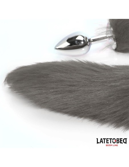 Plug Anal con Cola Gris 40 cm