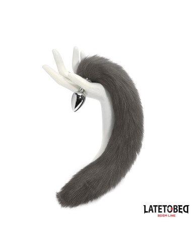 Plug Anal con Cola Gris 40 cm