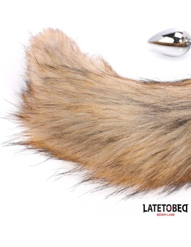 Plug Anal con Cola Marron 40 cm