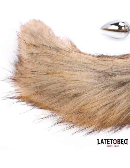 Plug Anal con Cola Marron 40 cm