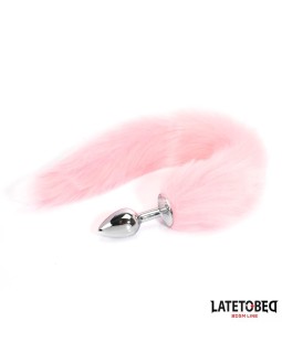 Plug Anal con Cola Rosa 40 cm