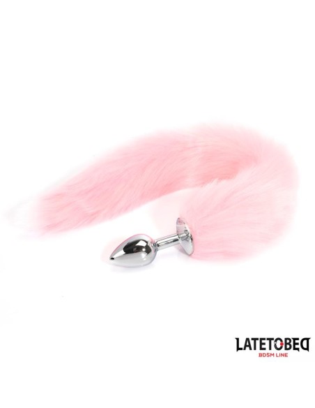 Plug Anal con Cola Rosa 40 cm