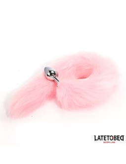 Plug Anal con Cola Rosa 40 cm 2