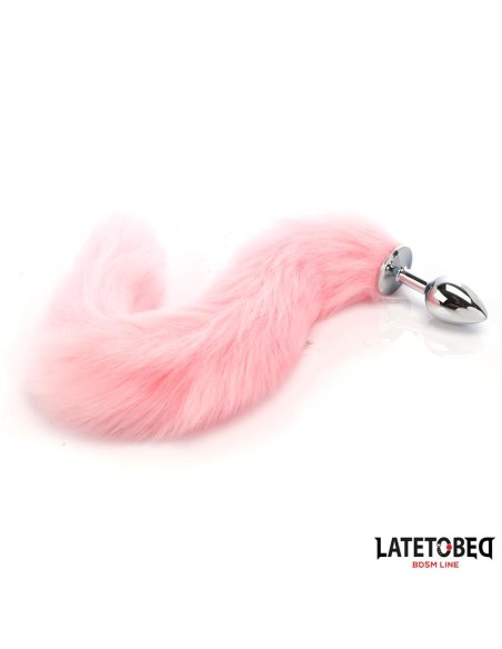 Plug Anal con Cola Rosa 40 cm