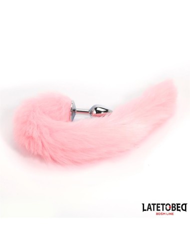Plug Anal con Cola Rosa 40 cm