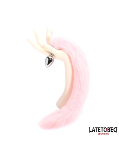 Plug Anal con Cola Rosa 40 cm