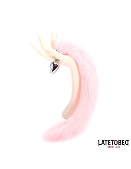 Plug Anal con Cola Rosa 40 cm