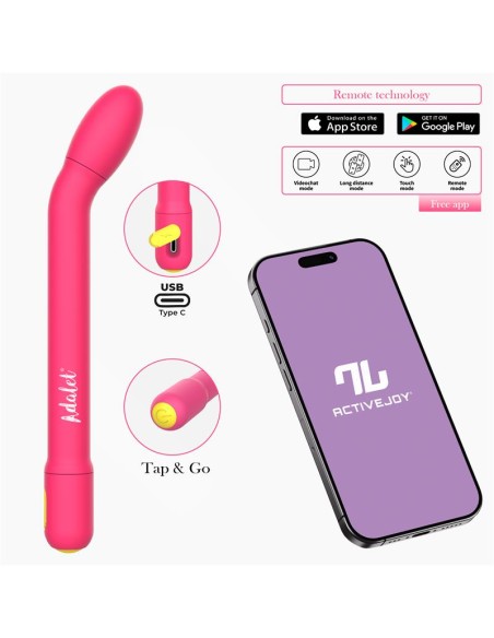 Gently Estimulador Punto G con APP Rosa