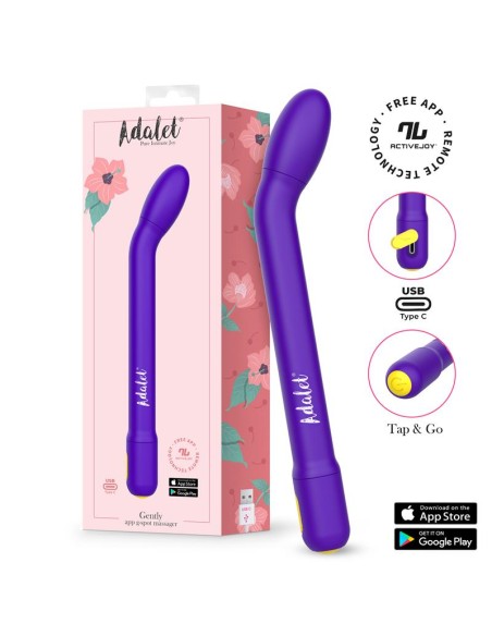 Gently Estimulador Punto G con APP Purpura
