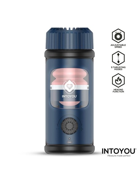 Tenkro Masturbador con Thrusting y Calor USB C