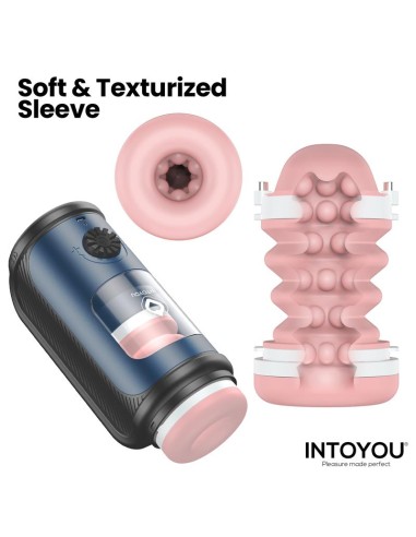 Tenkro Masturbador con Thrusting y Calor USB C