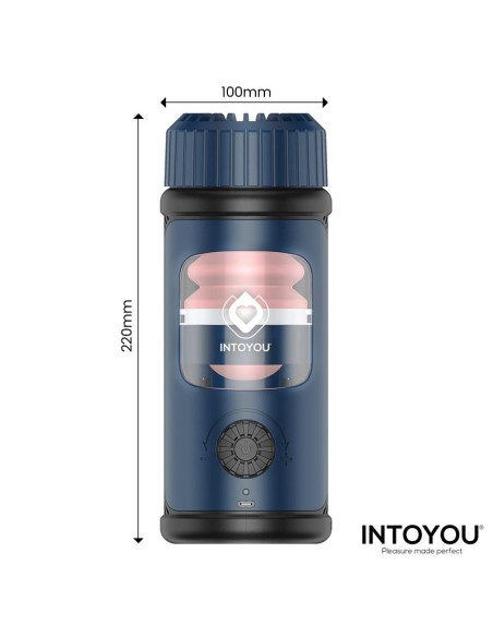 Tenkro Masturbador con Thrusting y Calor USB C