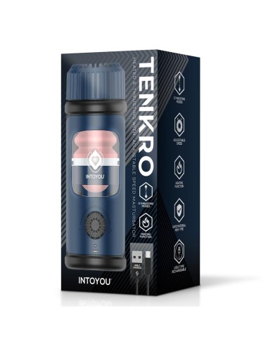 Tenkro Masturbador con Thrusting y Calor USB C