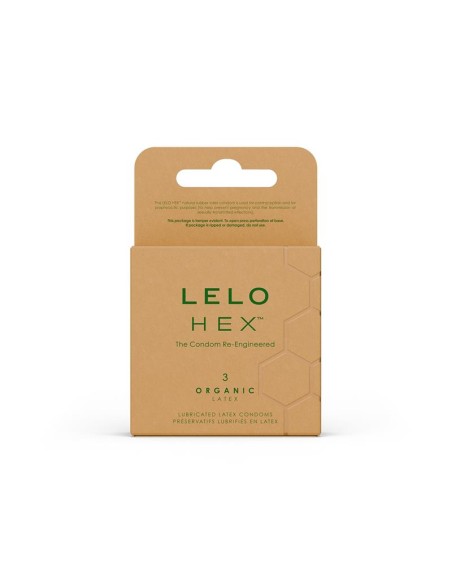 HEX Condoms Organic 3 unidades
