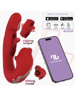 Mouty Vibrador Funcion Mordisqueo y Flipping con App