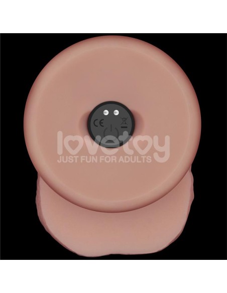Dildo con Vibracion Piel Deslizante Silicona Dual Layer 85