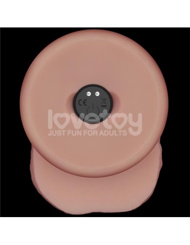 Dildo con Vibracion Piel Deslizante Silicona Dual Layer 85