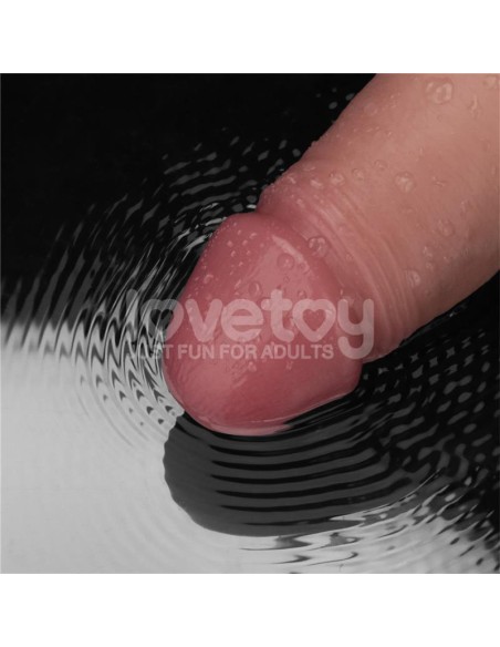 Dildo con Vibracion Piel Deslizante Silicona Dual Layer 85