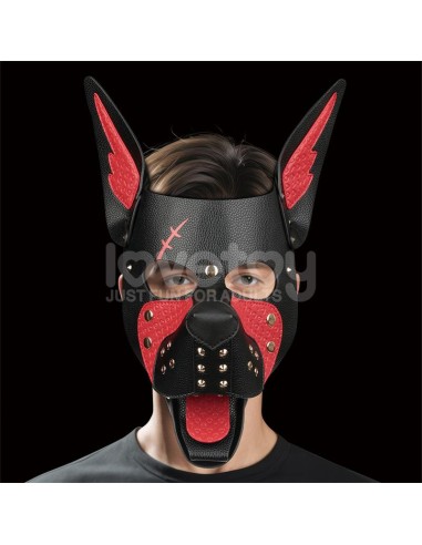 Mascara Cachorro Rebellion Reign Scarred Alpha Rojo