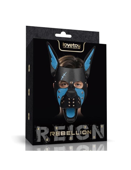 Mascara Cachorro Rebellion Reign Scarred Alpha Pup Azul