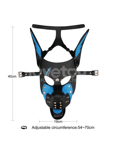 Mascara Cachorro Rebellion Reign Scarred Alpha Pup Azul