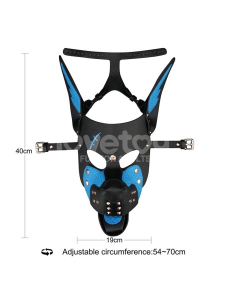 Mascara Cachorro Rebellion Reign Scarred Alpha Pup Azul