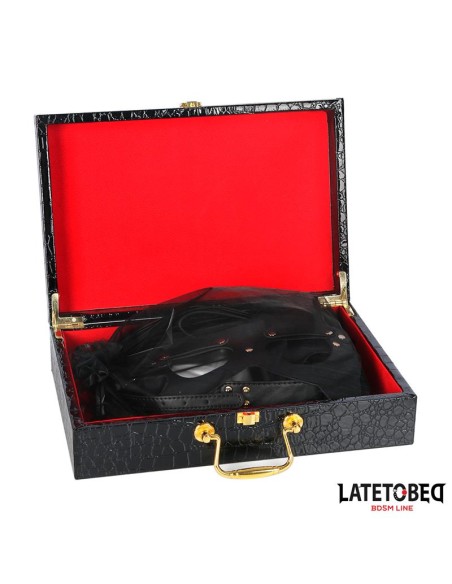 Kit Bondage de 8 Pz Cuero con Maletin de Almacenaje