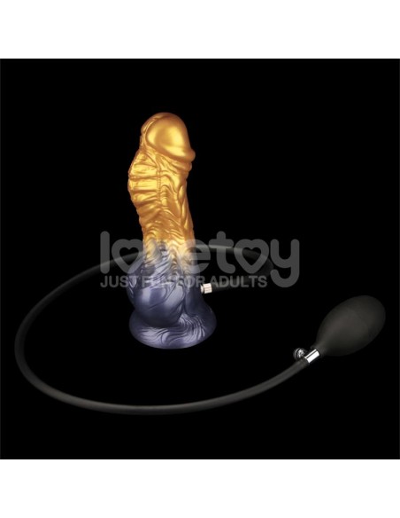 Dildo Inflable Silicona Dual Density 8