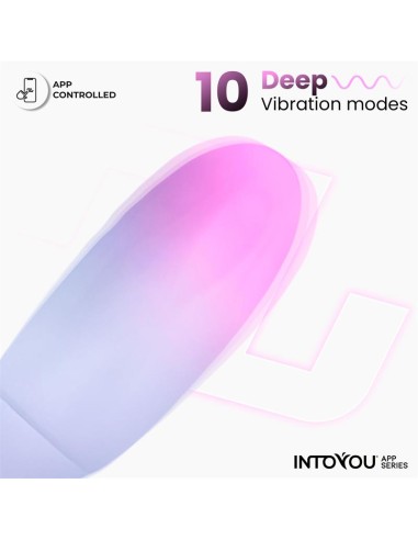 Huevo Silicona Doble Capa con APP Rosa Azul