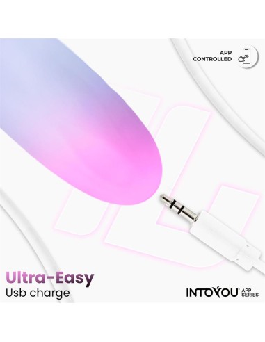 Huevo Silicona Doble Capa con APP Rosa Azul