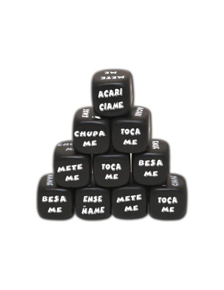 Dado de Accion Negro 1 ud